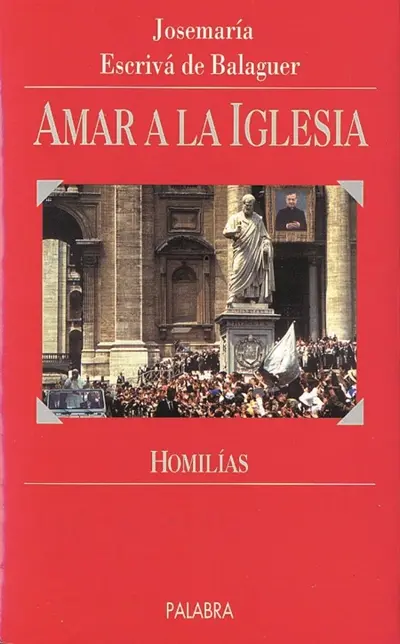 Portada de «Amar a la Iglesia», de San Josemaría Escrivá de Balaguer