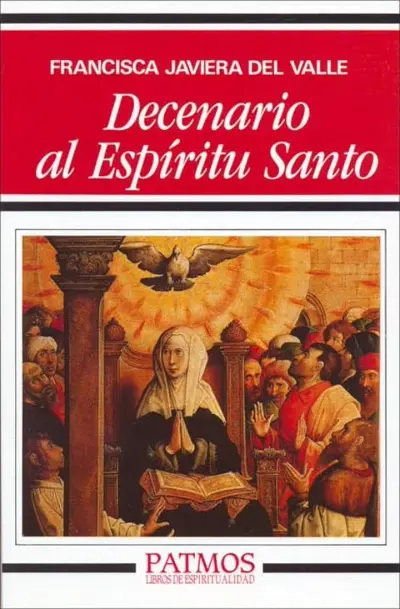 Portada de «Decenario al Espíritu Santo», de Francisca Javiera del Valle
