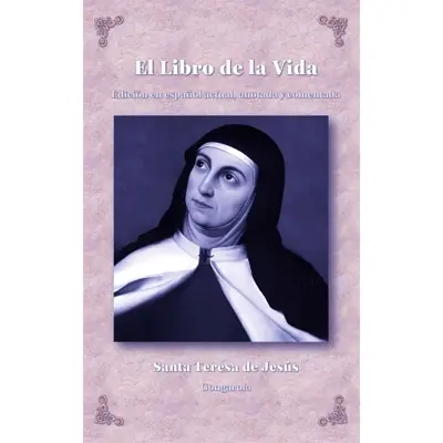 Portada de «Libro de la Vida», de Santa Teresa de Jesús